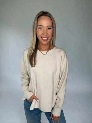 Signature Style Sweater - Ecru