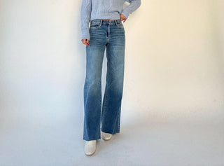 True Ease Wide Leg Jeans