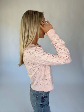 Everything Nice Cardigan - Pink