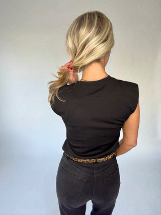 Layering Perfection Sleeveless Top - Black