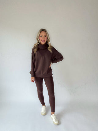 Cocoa Comfort Turtle Neck Pullover