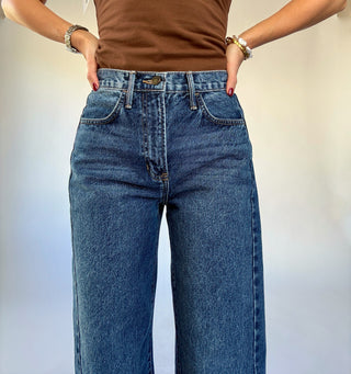 Modern Classic High Rise Barrel Jeans - Dark Wash