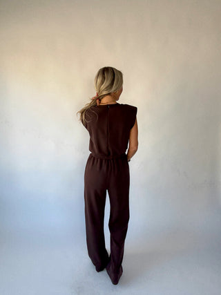 Espresso Ease Jumpsuit