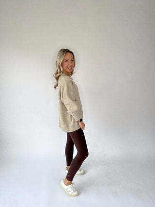 Warm Embrace Sweater - Sand Taupe