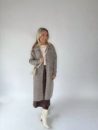 Morning Coffee Sweater Coat