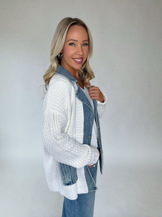 The Denim Blend Cardigan