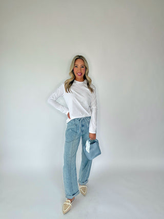 Little Something Extra Handbag - Light Blue