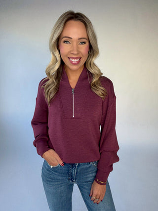 VARLEY Davidson Sweat - Sassafras Marl