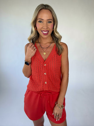VARLEY Alessia Knit Tank - Summer Fig