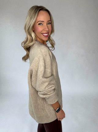 Warm Embrace Sweater - Sand Taupe