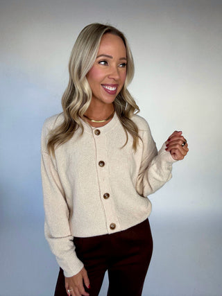 Fireside Chill Cardigan - Ivory