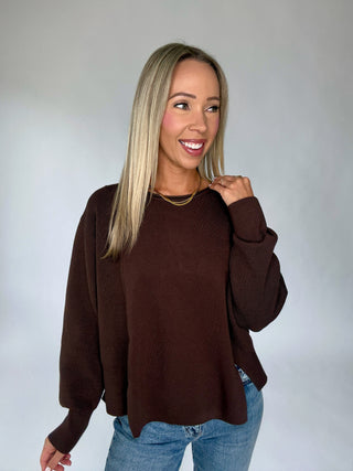 Signature Style Sweater - Brown