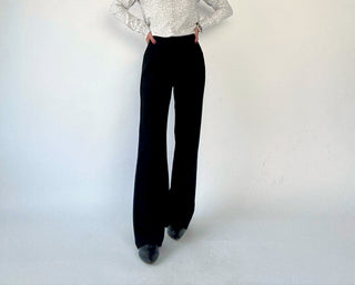 Ease & Elegance Front Seam Pant - Black