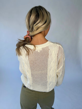 Pure Perfection Knit Top - Cream
