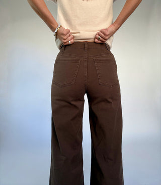 Couldn't Be Better Twill Pants - Brown