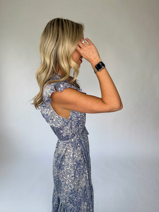 Coastal Romance Wrap Maxi Dress