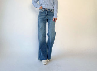 True Ease Wide Leg Jeans