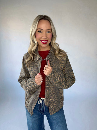 Chic Instincts Leopard Jacket