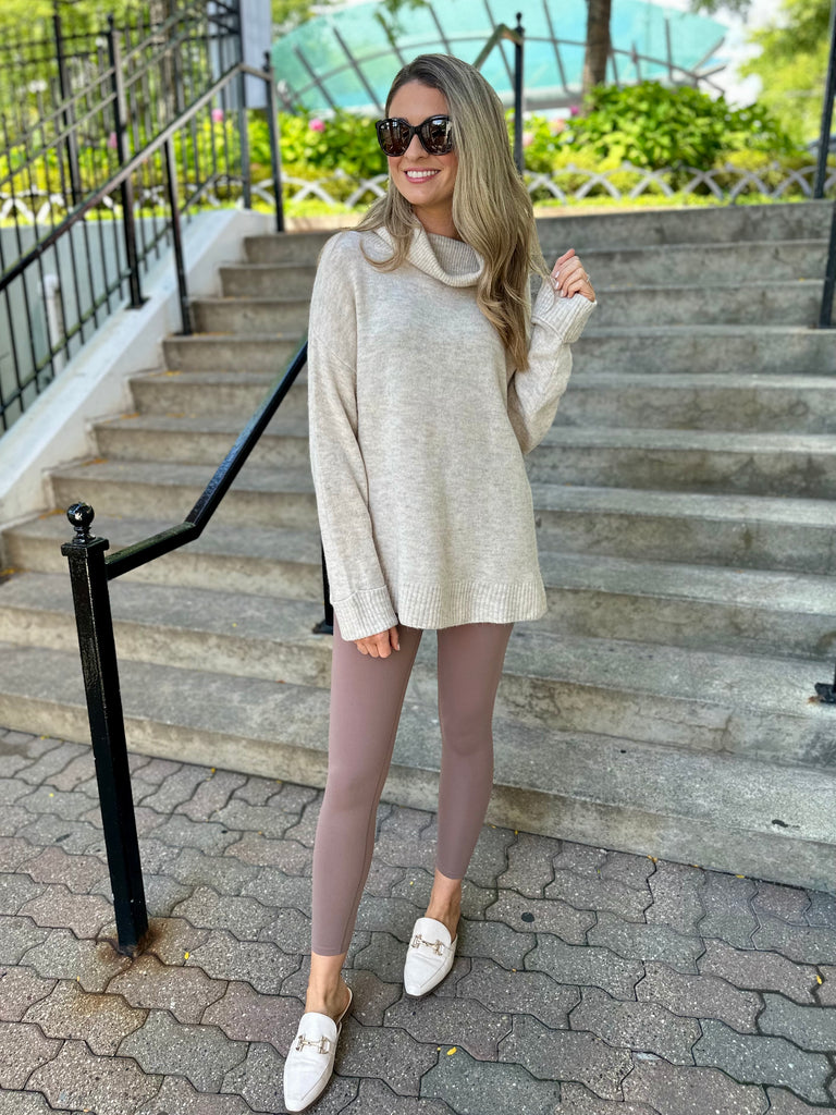 Loving Arms Cowl Neck Sweater