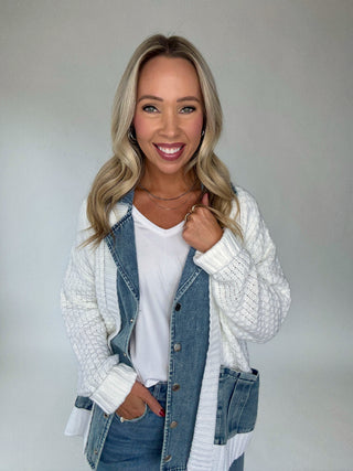 The Denim Blend Cardigan