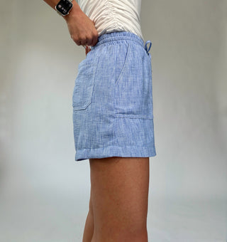 Timelessly True Shorts - Chambray