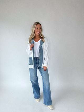 The Denim Blend Cardigan