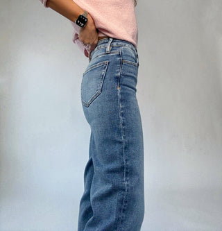 Ella High Rise Classic Straight Jeans
