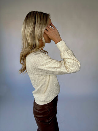 Britney Textured Knit Top