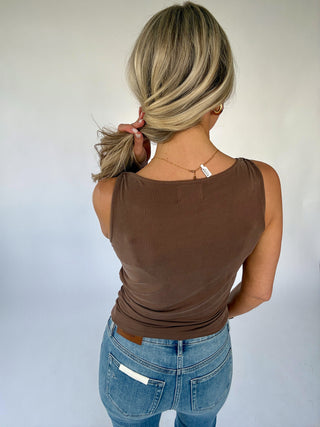 Always Look My Best Top - Mocha