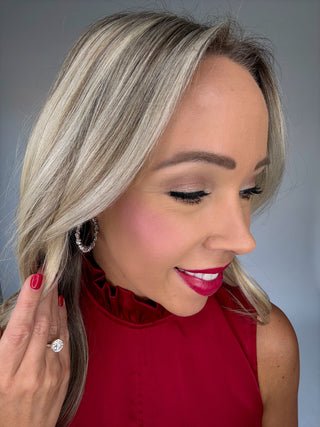 All That Shimmers Earrings in Silver Image