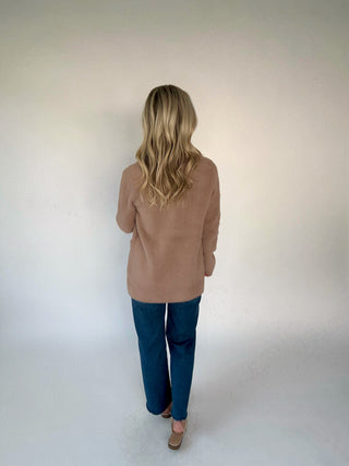 Alpine Adorned Coatigan Back Full Length Image