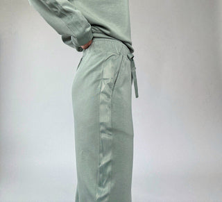 Satin Serenity Pants - Sage