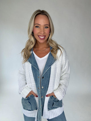 The Denim Blend Cardigan