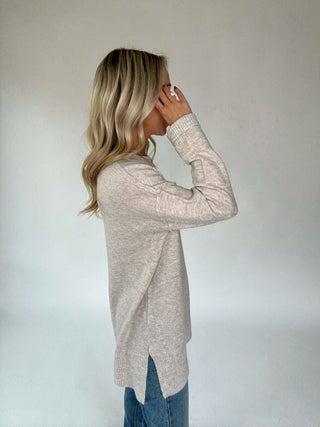 The Weekender Sweater - Oatmeal