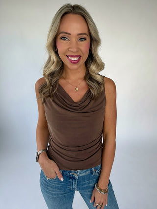 Always Look My Best Top - Mocha