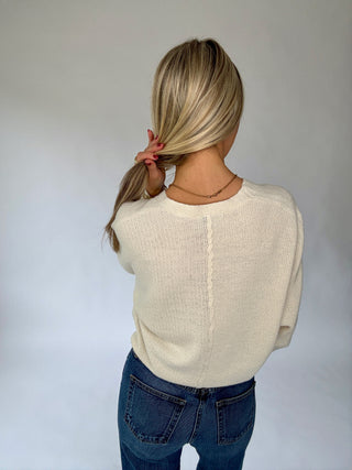 Open To It Cardigan - Ivory
