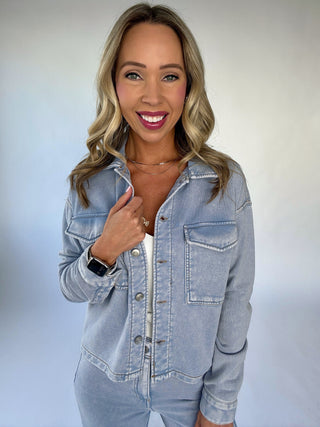 Call It Fate Top - Ash Blue