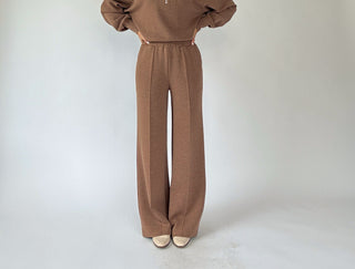 VARLEY The Wide Leg Pant 30" - Golden Bronze Marl