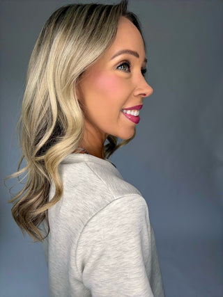 Chasing Sunshine Top - Ash Grey