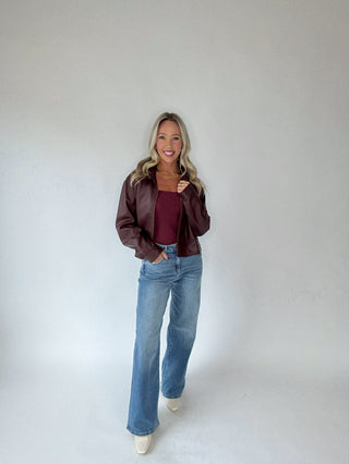 Best Decision Bodysuit - Maroon