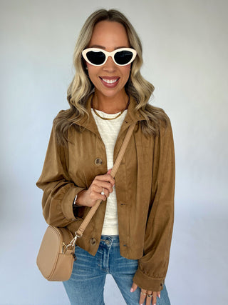 SANCTUARY Charlotte Suede Jacket - Cartouche