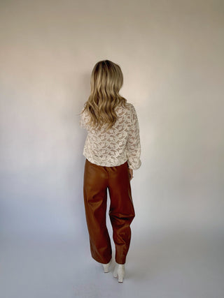 The Lennox Vegan Leather Pant