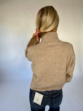 Falling For Her Sweater - Light Mocha