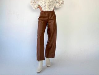 The Lennox Vegan Leather Pant