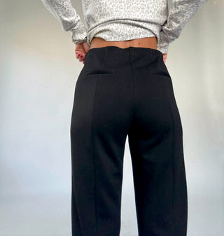 Ease & Elegance Front Seam Pant - Black