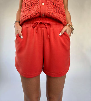 VARLEY Coulter High Rise Shorts - Summer Fig