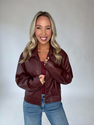 The Merlot Moto Jacket