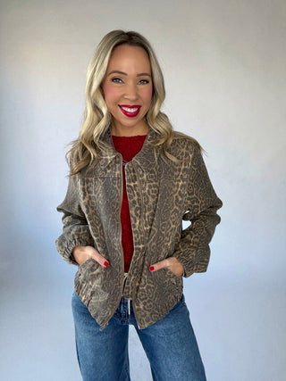 Chic Instincts Leopard Jacket