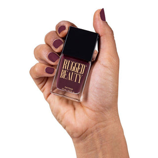 Balance Fiery Purple Nail Polish Hand Image