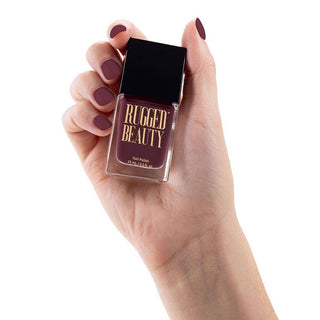 Balance Fiery Purple Nail Polish Light Hand Image